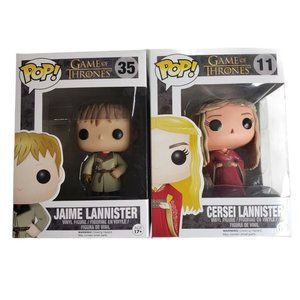 Funko POP Cersei Lannister and Jaime Lannister Game of Thrones Figures